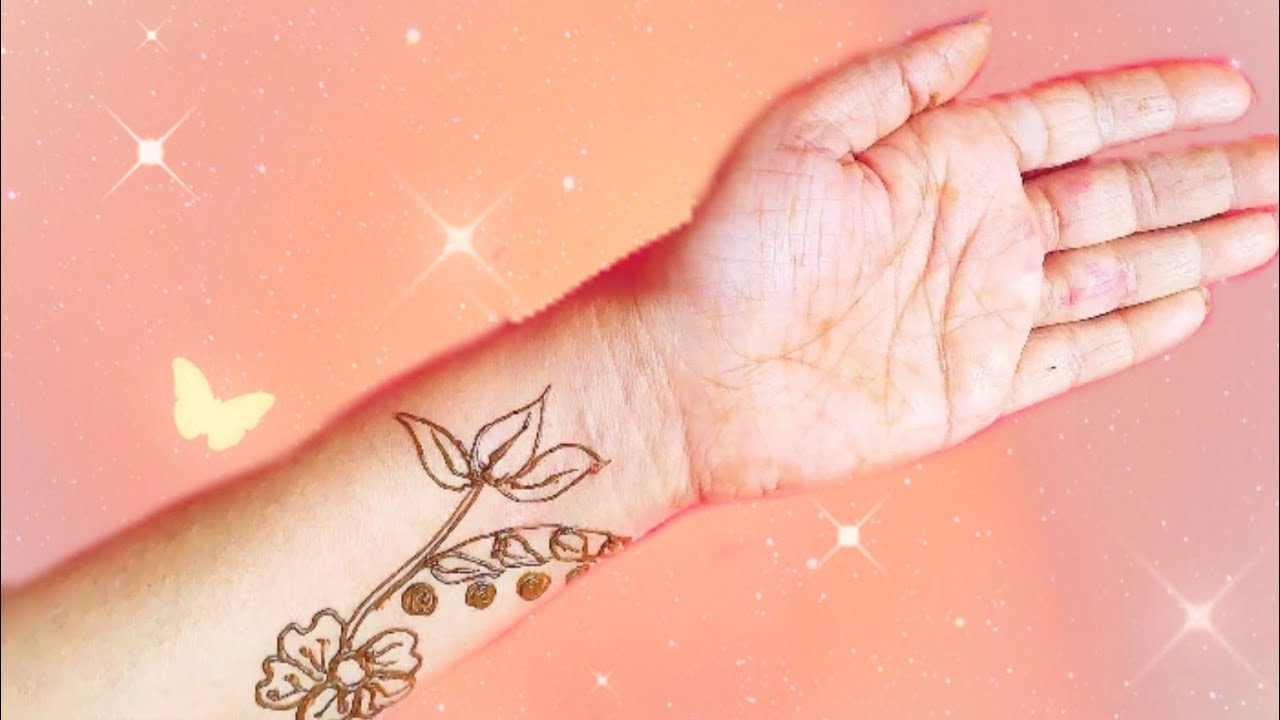 Front hand simple mehndi design || mehndi design for beginners || beautiful mehndi design || 