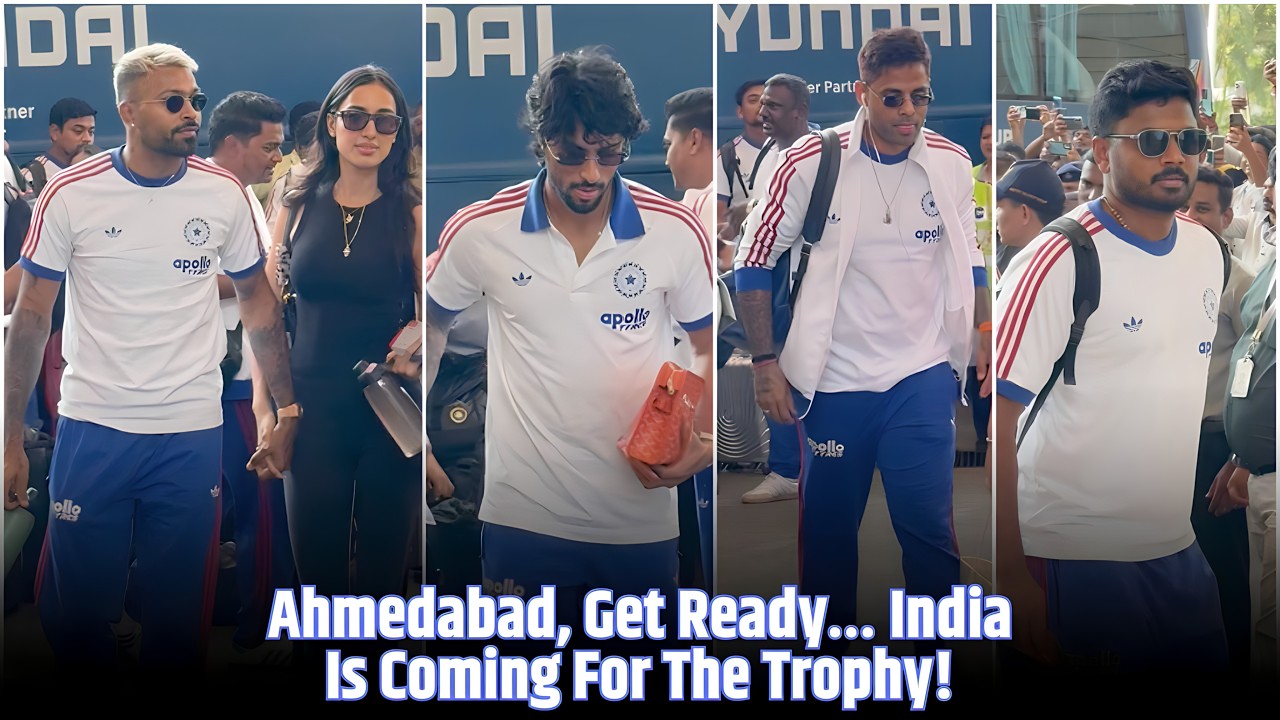 Ahmedabad, get ready… India is coming for the trophy! 🏆