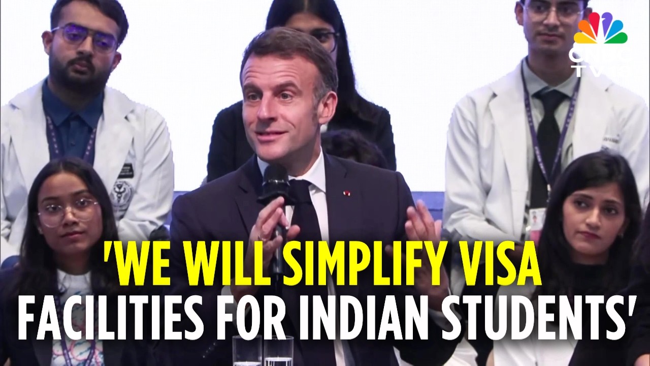 Simpler Visa Norms, English Programs: Macron's BIG Announcement for Indian Students | N18V