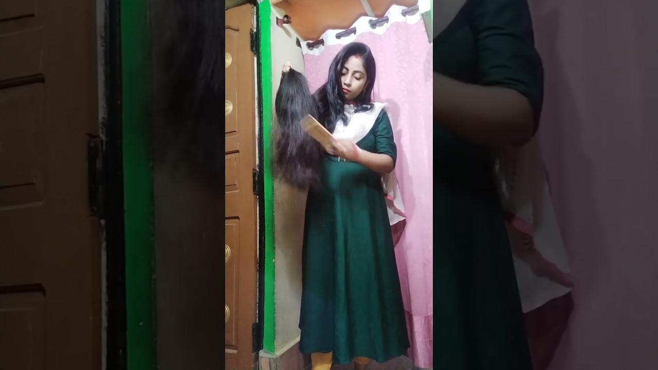 Indian long dry hair remove to heavy Detangle proper way vlog#longhair#thikhair#vlog#healthyhair.