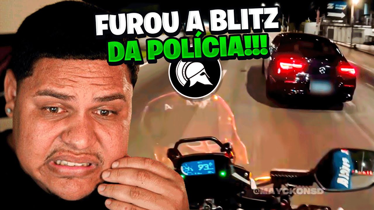 FUROU A BLITZ E A POLICIA FOI ATR&Aacute;S - JMDECK REAGINDO A XRACING - ENQUADROS DE MOTO   EP 130