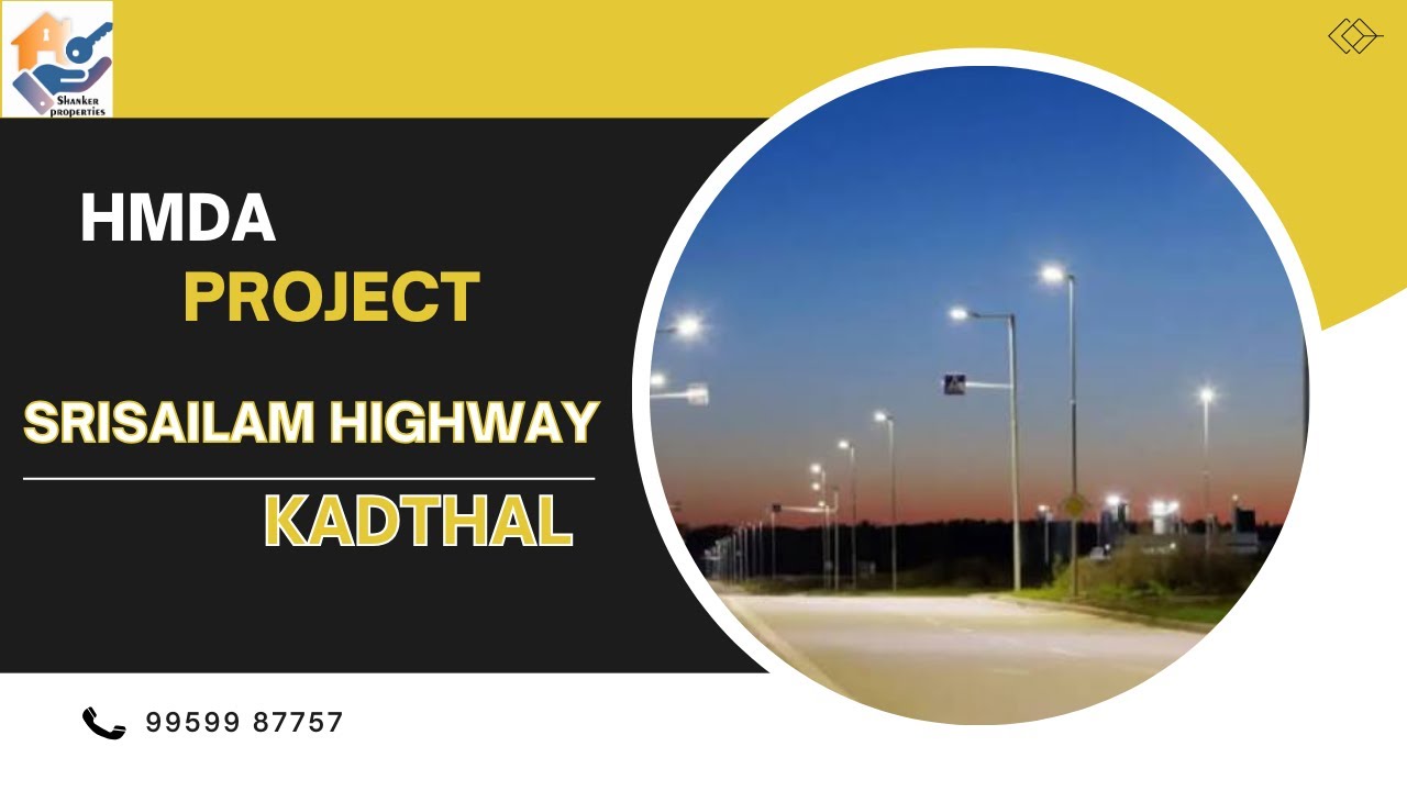 🏡 HMDA Open Plots for Sale in Kadthal | Srisailam Highway | Hyderabad Real Estate