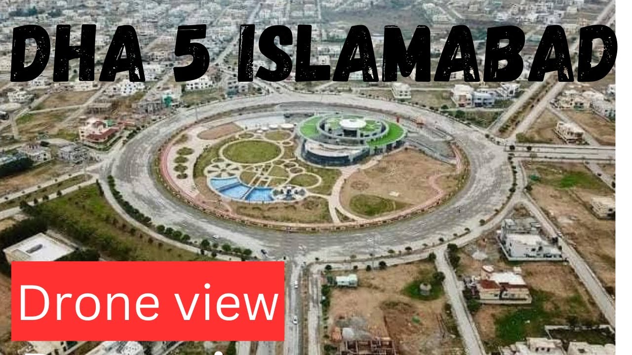 DHA 5 Islamabad Pakistan, latest drone view #property #realestate