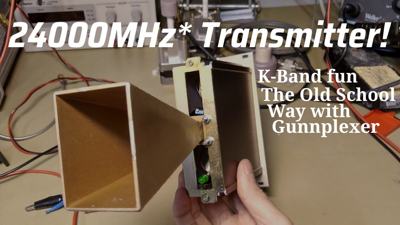 A quick(?) 24GHz test source (and transceiver!) with Gunn-diodes! On K-Band!
