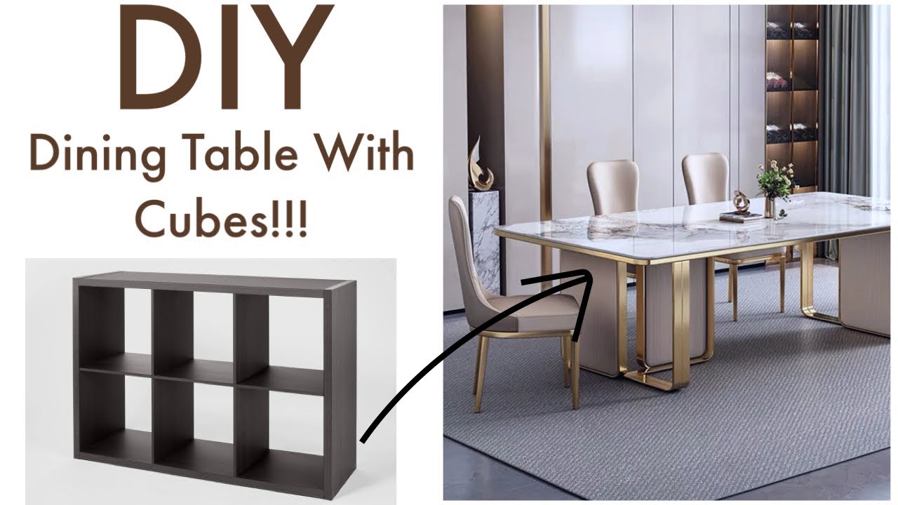 NEW Small Space DINING TABLE IDEA TO TRY OUT!