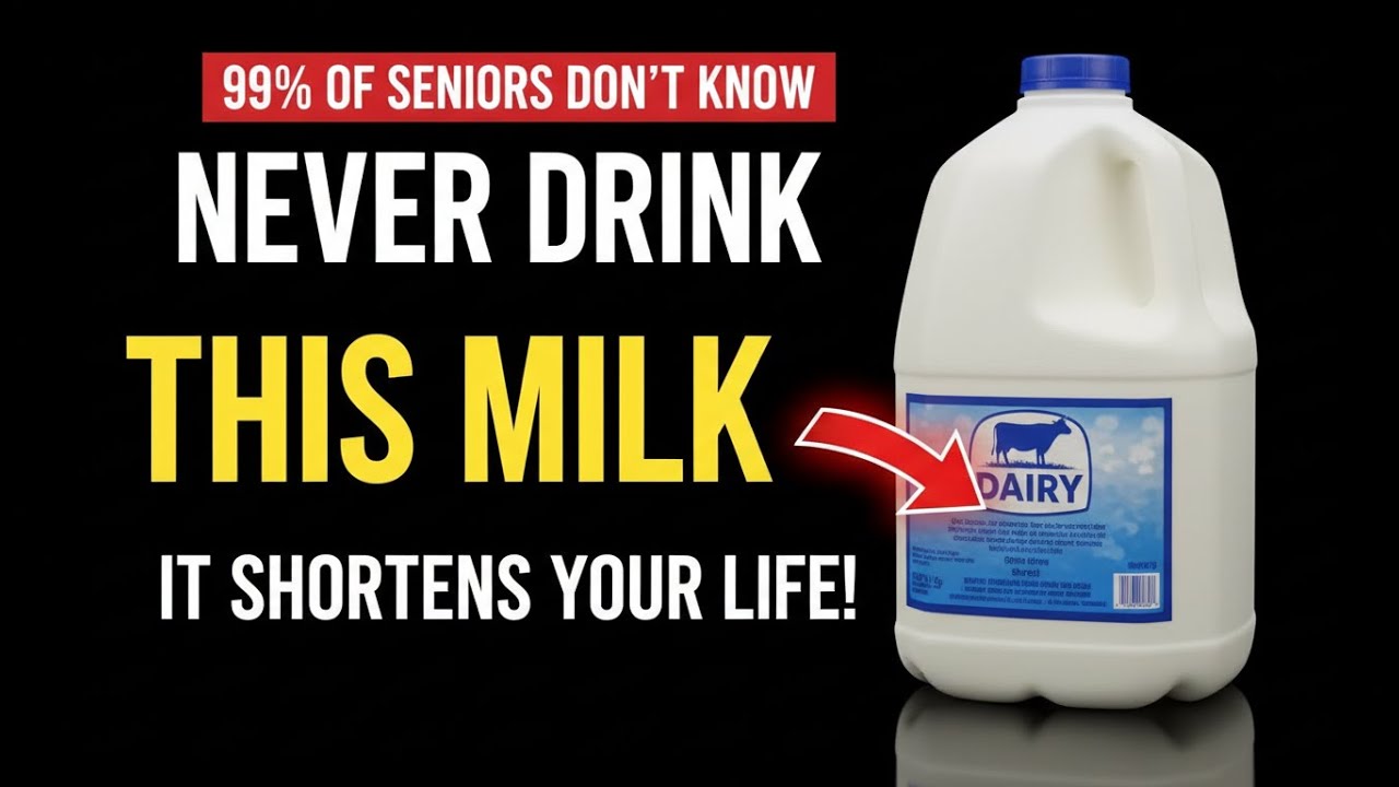 Over 60? Stop Drinking These 4 Milks Immediately (They Damage Bones & Memory)