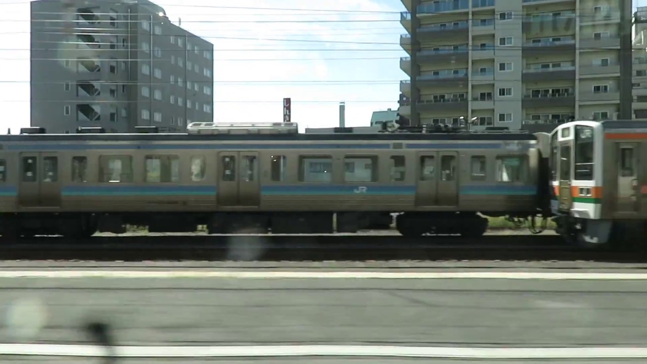 E655系 上諏訪〜岡谷 付近　左側車窓