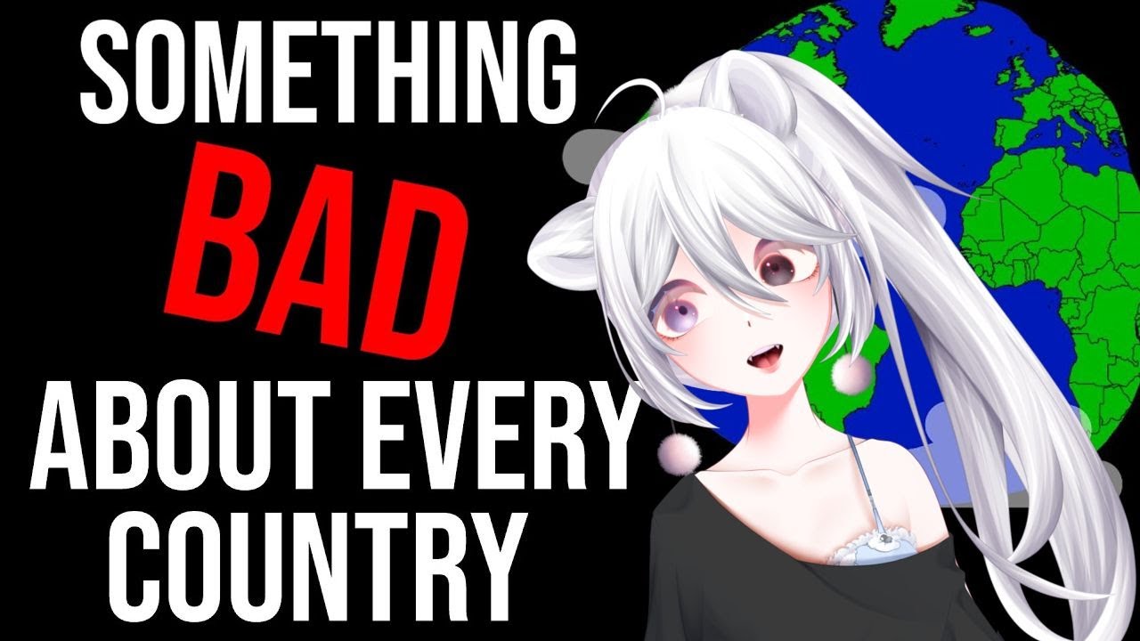Реакция VTuber на что-то плохое в каждой стране мира | История чата