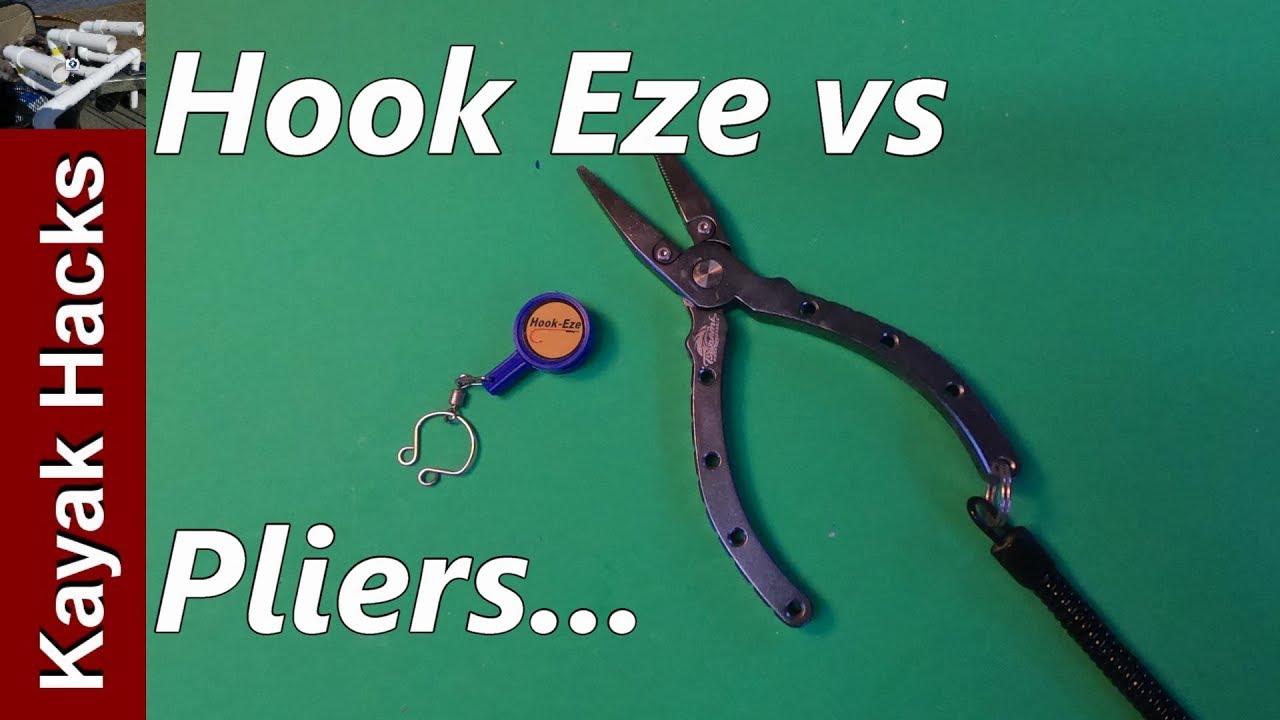 Hook-Eze Fishing Tool vs Pliers (yes... tie a knot with pliers...)