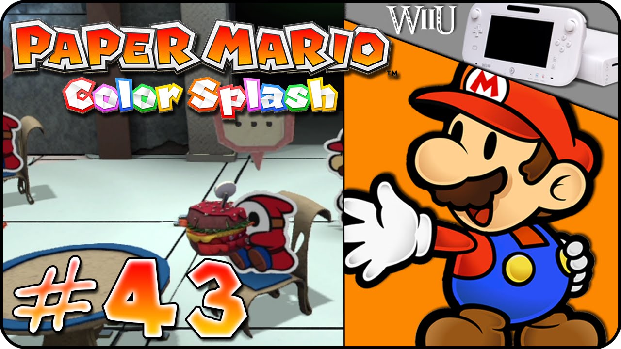 Paper Mario: Color Splash #43 - Feurige Lavaburger ♦ [WiiU/Blind/4k/60FPS] ♦ Let's Play