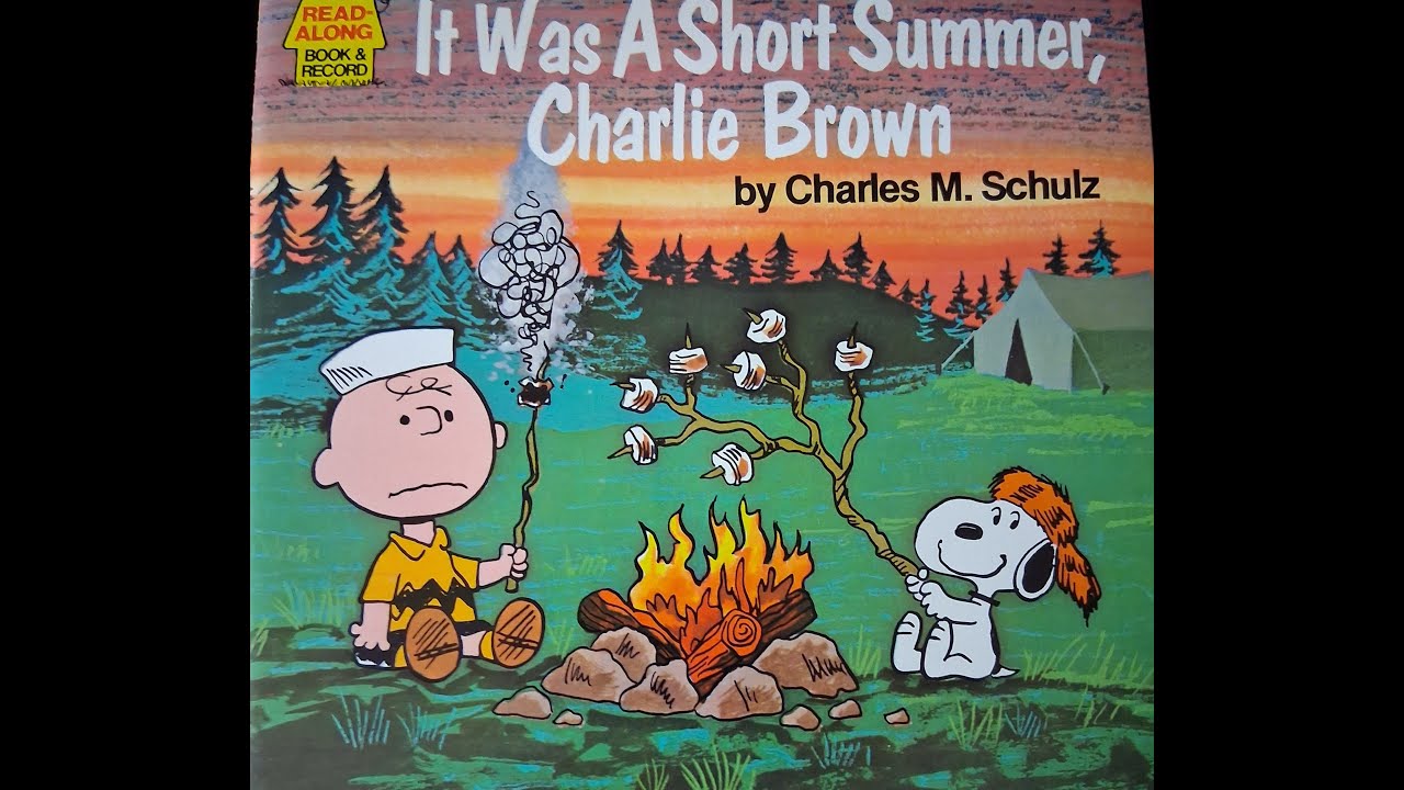 It Was A Short Summer, Charlie Brown  -  Read-Along Book & Record - from 1981
