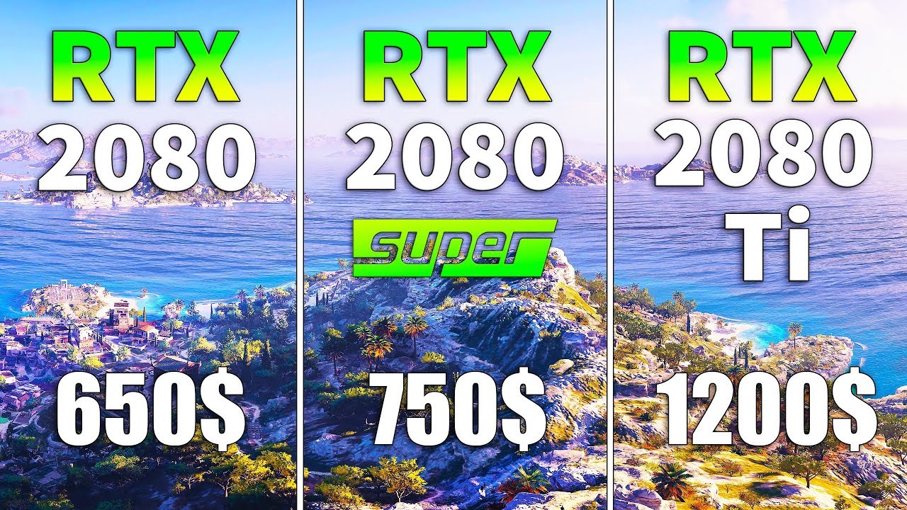 RTX 2080 SUPER vs RTX 2080 vs RTX 2080 Ti Test in 9 Games