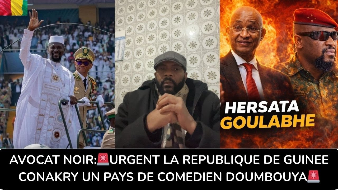 AVOCAT NOIR:🚨URGENT LA REPUBLIQUE DE GUINEE CONAKRY UN PAYS DE COMEDIEN DOUMBOUYA🚨 @FIERGUINEE-10