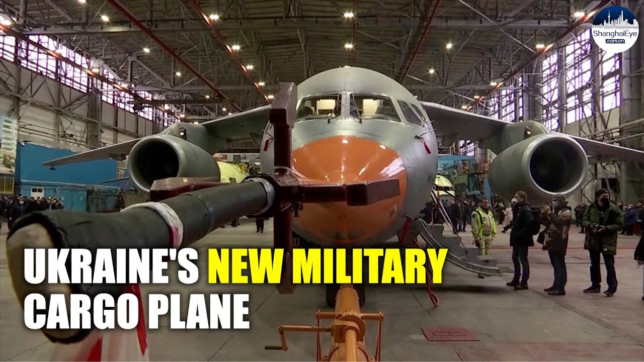 Ukraine unveils new military plane capable of sending 100 troops and vehicles