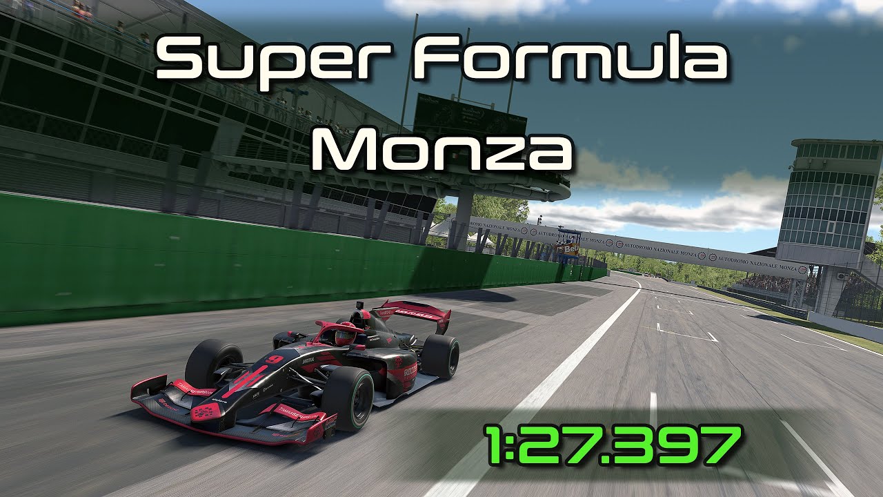 iRacing SF23 Super Formula Monza Q Hotlap 1:27.397 - 2025 Season 3