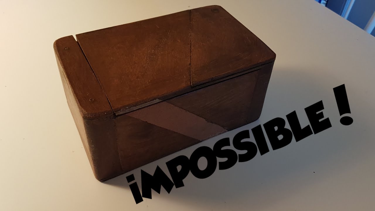 FABRIQUER UNE BOITE IMPOSSIBLE A OUVRIR !!!