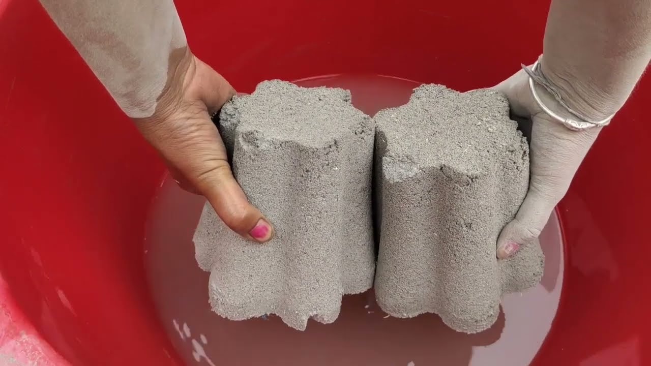 Crispy soft sand water 💦 crumbling by Sa Asmr