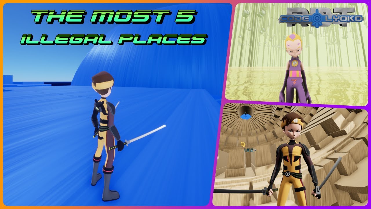 The MOST 5 ILLEGAL places | Code Lyoko: RDT Alpha 0.5.6