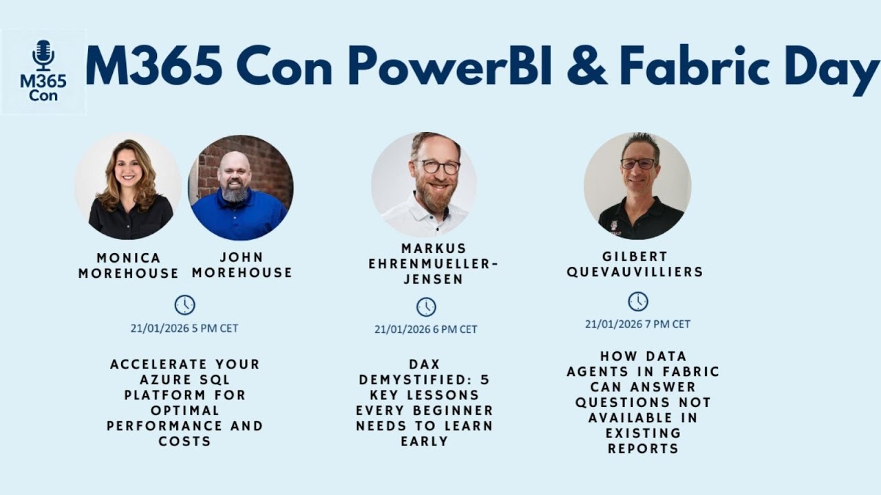 M365 Con PowerBI & Fabric Day (Part 3)
