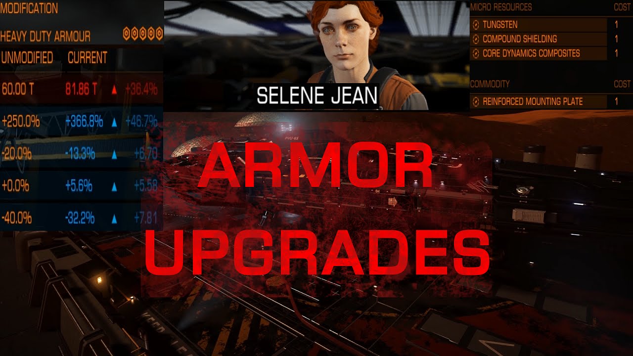 Elite Dangerous: How To Armor Upgrades (POST 2.1.05 PATCH)