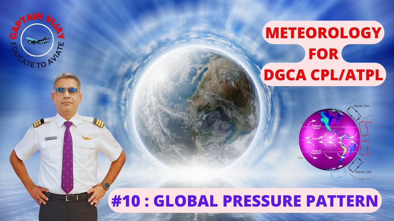 GLOBAL PRESSURE PATTERN #METEOROLOGY FOR DGCA CPL/ATPL EXAMINATION #GROUND STUDIES FOR PILOTS