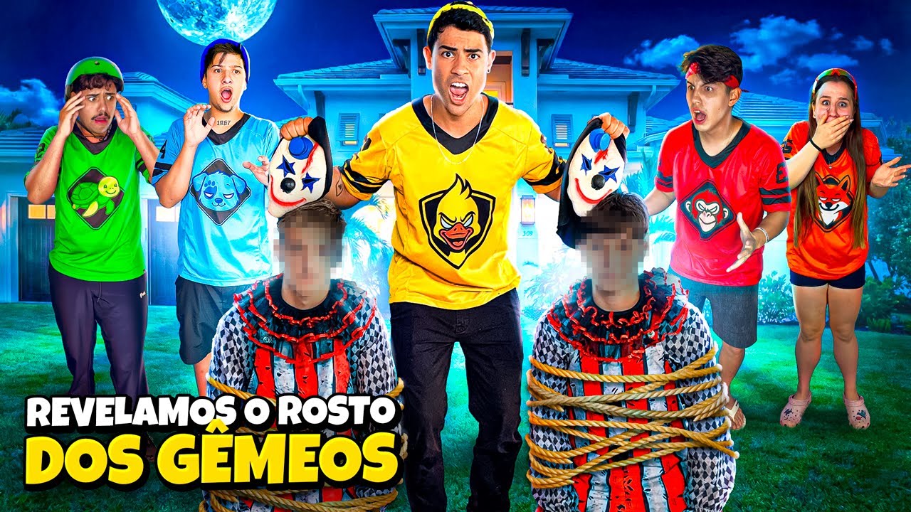 DESCOBRIMOS A IDENTIDADE DOS PALHAÇOS GÊMEOS *bonitos?