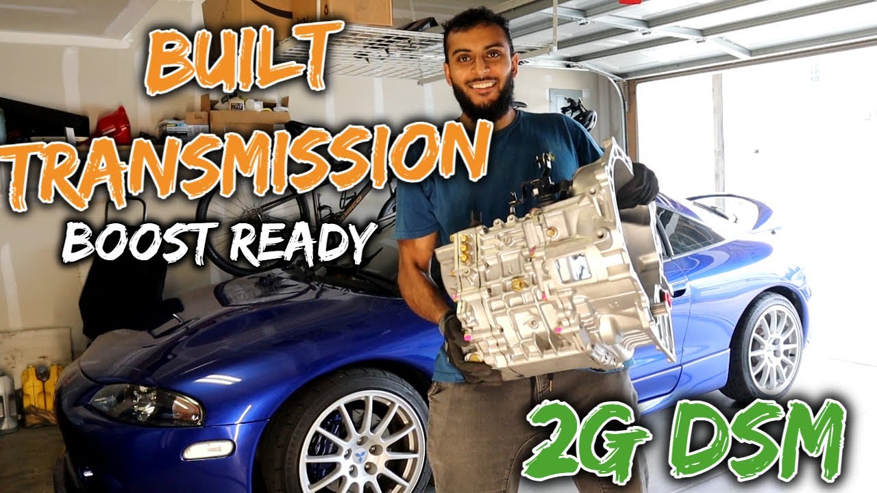 Installing my $6000 T.R.E. Built Transmission in my 2G Eclipse!!!