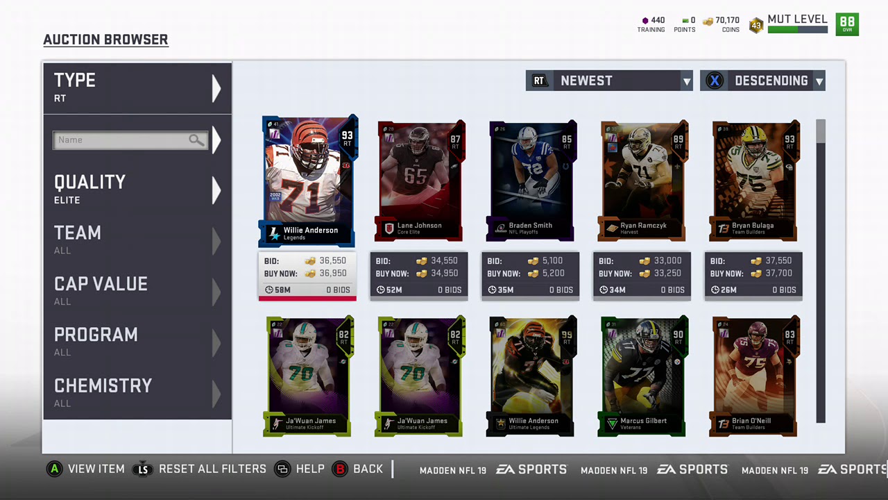Late night Madden MUT sniping