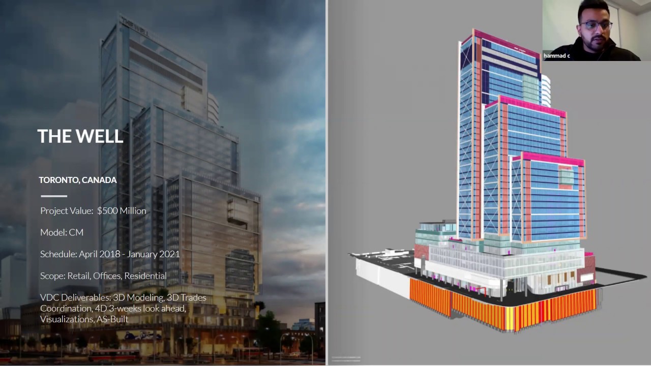 Hammad Chaudhry (EllisDon): Virtual Design & Construction/BIM and Digital Workflows