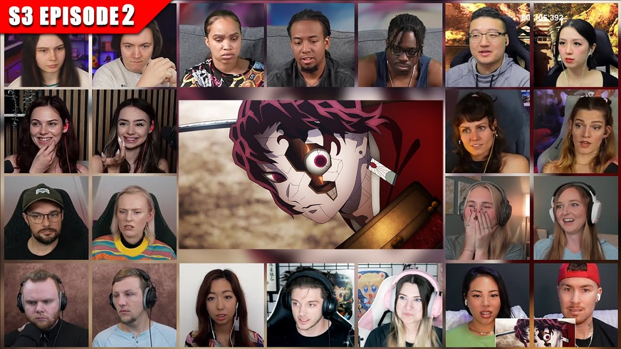 [Full Episode] Demon Slayer: Kimetsu no Yaiba Season 3 Episode 2 Reaction Mashup | 鬼滅の刃