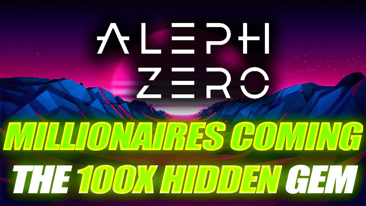 ALEPH ZERO AZERO MILLIONAIRES IN THE MAKING🔥🔥THE HIDDEN 100X NO ONE KNOWS ABOUT🚀🚀🚀