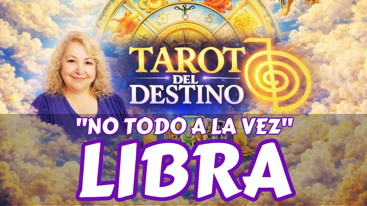 LIBRA ♎ LO QUE ESPERAS LLEGA… PERO NO TODO AL MISMO TIEMPO | Tarot del Destino #libra