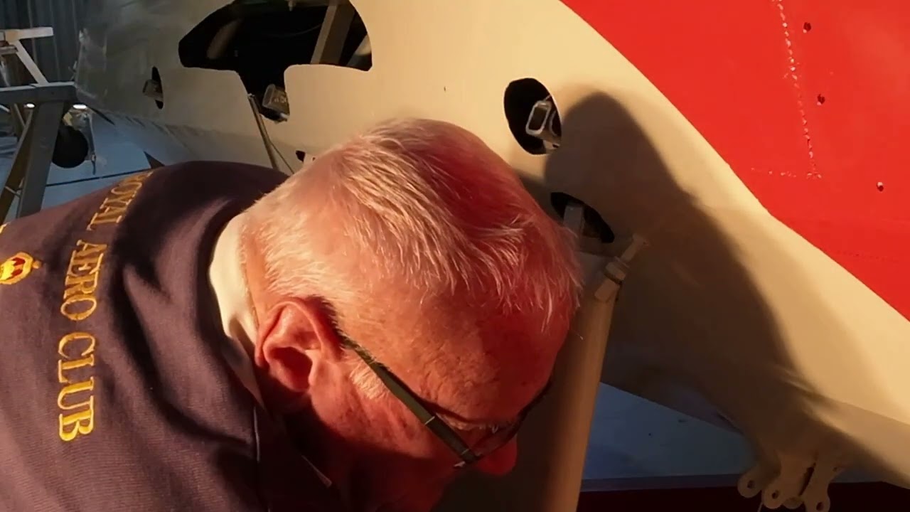 Fuselage painted