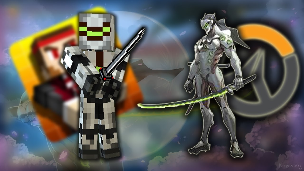 OVERWATCH MEETS PIXEL GUN 3D - GENJI GAMEPLAY [ THE SHIMADA DRAGON]