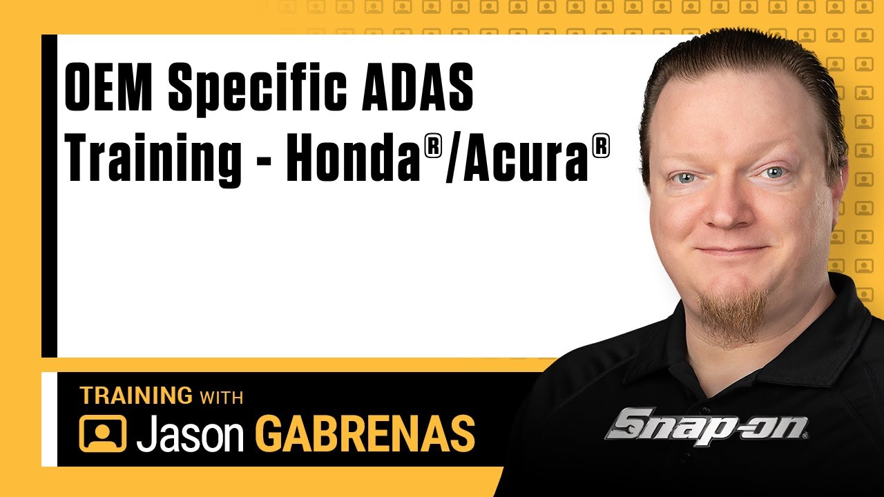 OEM-Specific ADAS Training - Honda with Jason Gabrenas | Snap-on Diagnostics UK