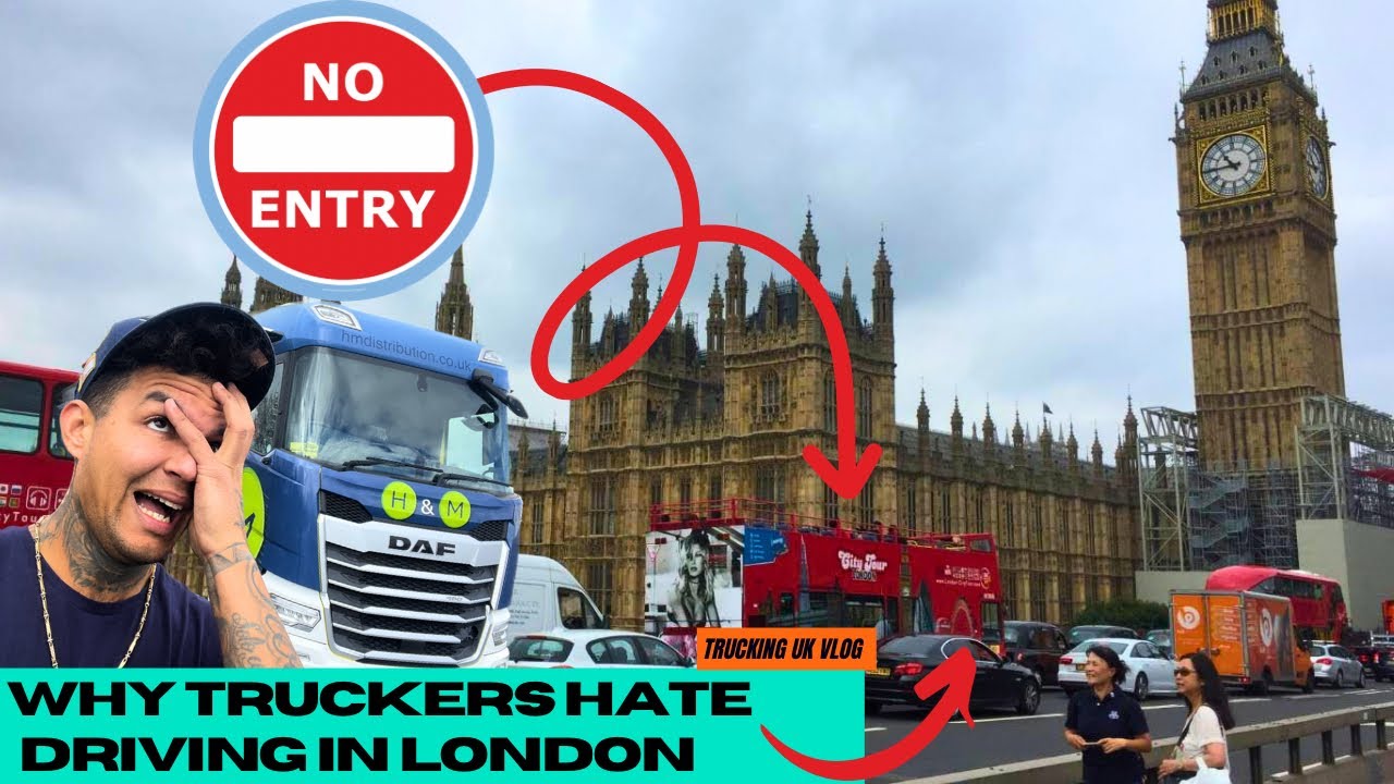 Почему Лондон — худший кошмар дальнобойщика! — Видеоблог Trucking UK