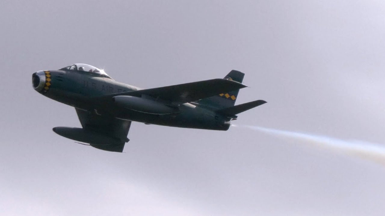 Fred Akary's Sabre at the Midlands Air Festival 2025