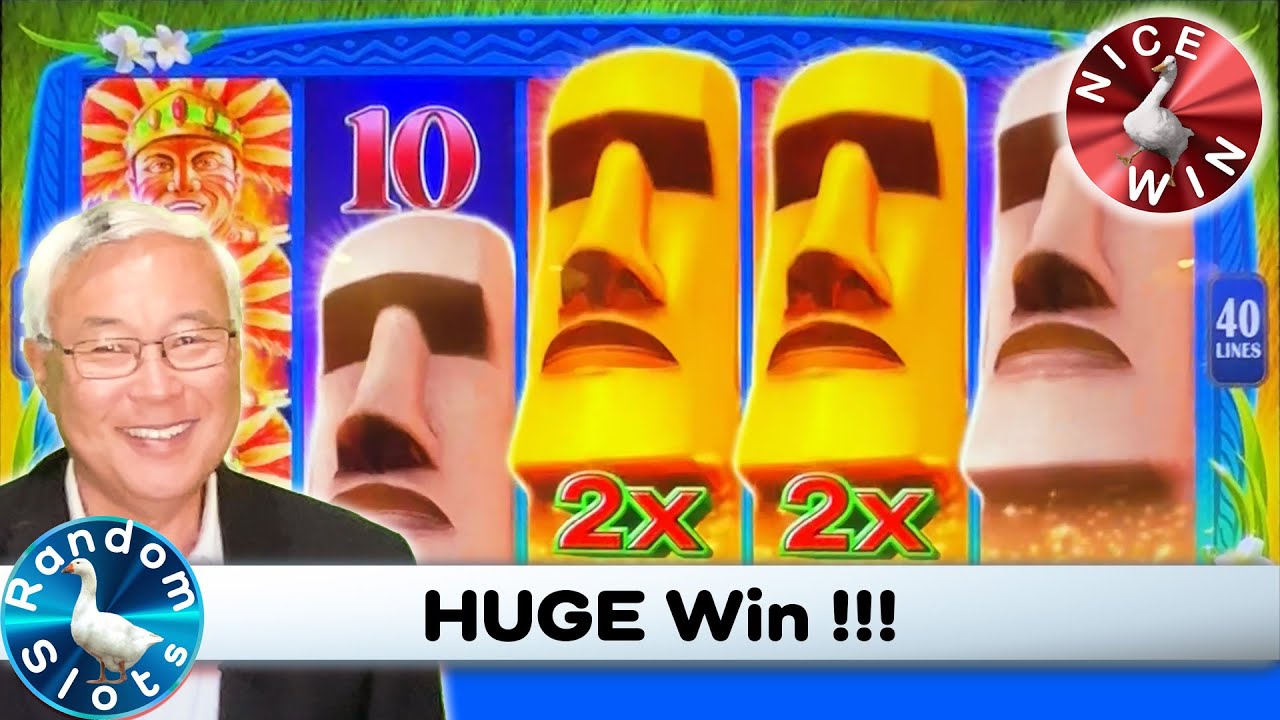 Great Moai Slot Machine Very Big Win Bonus