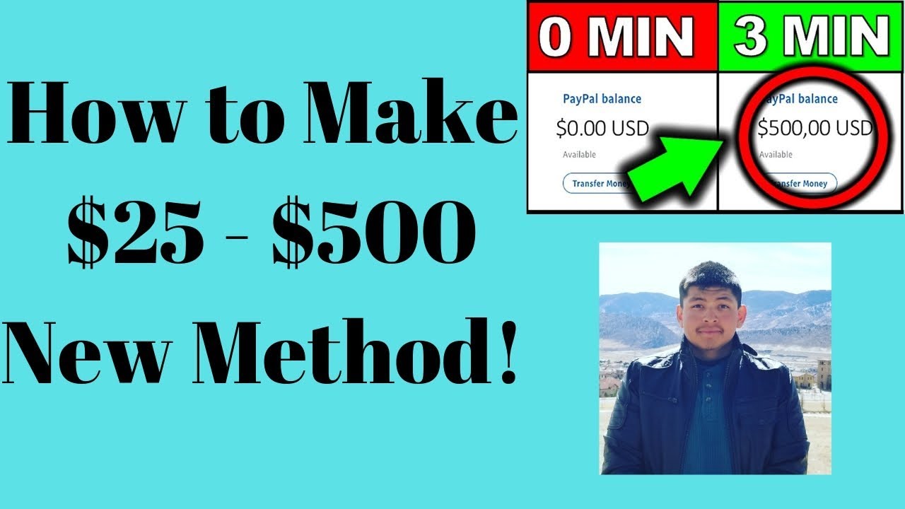 EASY Way To Make Money Online Make $25-$500 in 3 Mins!