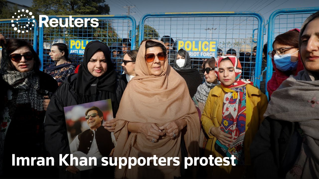 Supporters of Pakistan's Imran Khan hold protest in Karachi | REUTERS