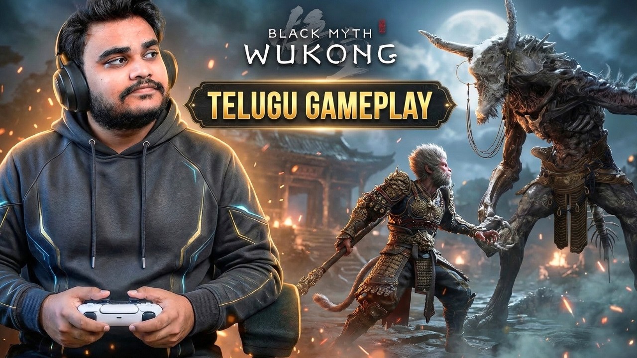 [TELUGU VERTICAL LIVE] Black Myth Wukong | అమ్మ బాబోయ్ కష్టమే! | Stream 5