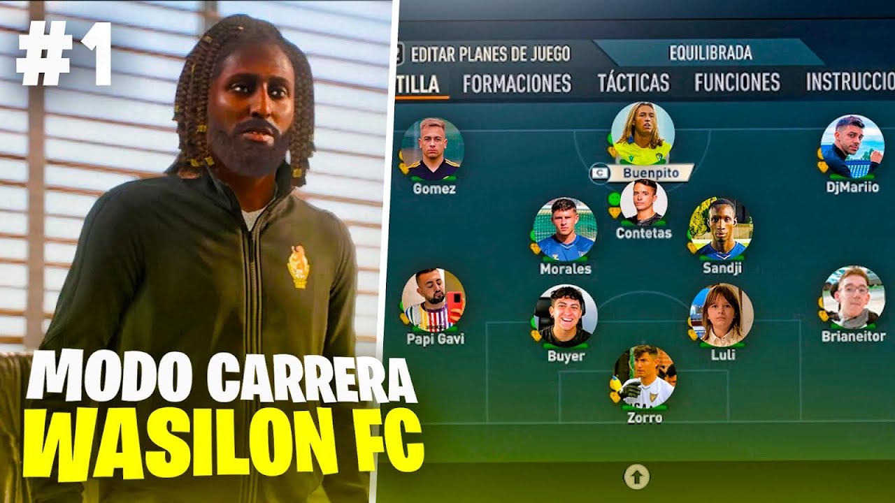 ¡SOLO FICHO SI JUGUÉ CONTRA ÉL!⚽️ Creando el Club: Wasilon FC #1