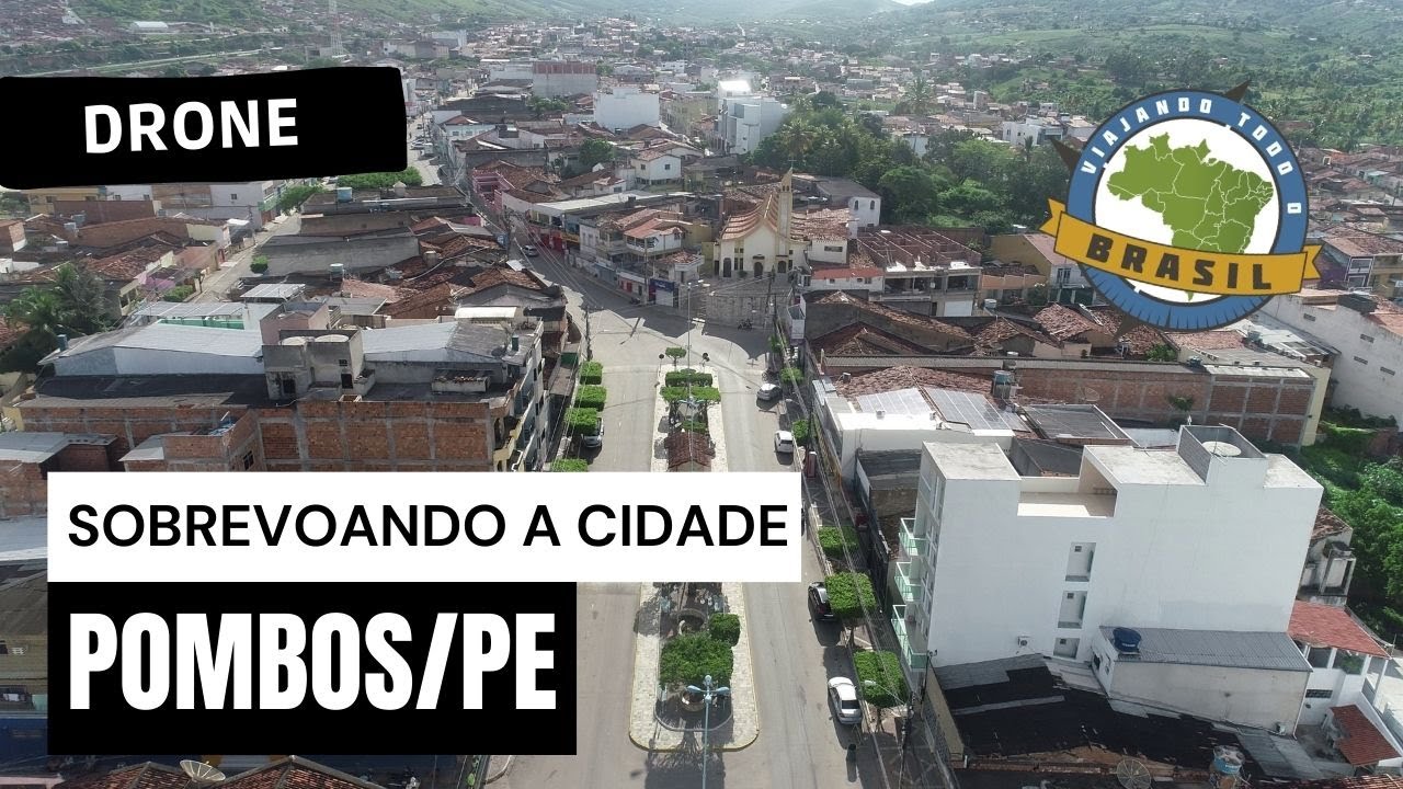 Pombos/PE - Drone - Viajando Todo o Brasil