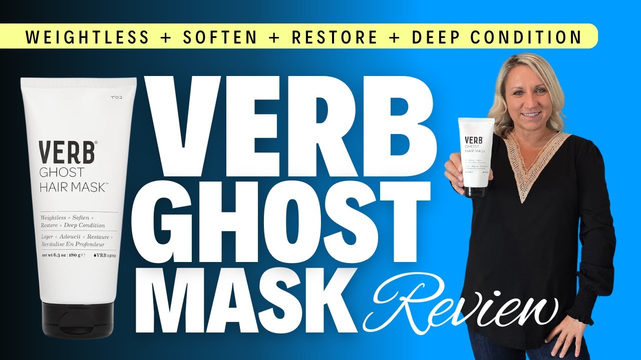 VERB Ghost Mask Vegan Hair Conditioner Review - Weightless + Soften + Restore + Deep Condition