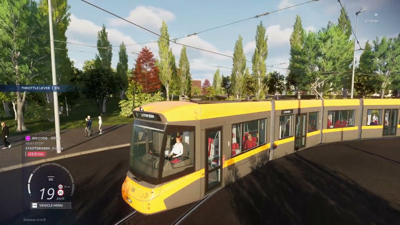 City Transport Sim - Line 4 / Stadtregiotram / Eglundsdorf - Lichterallee