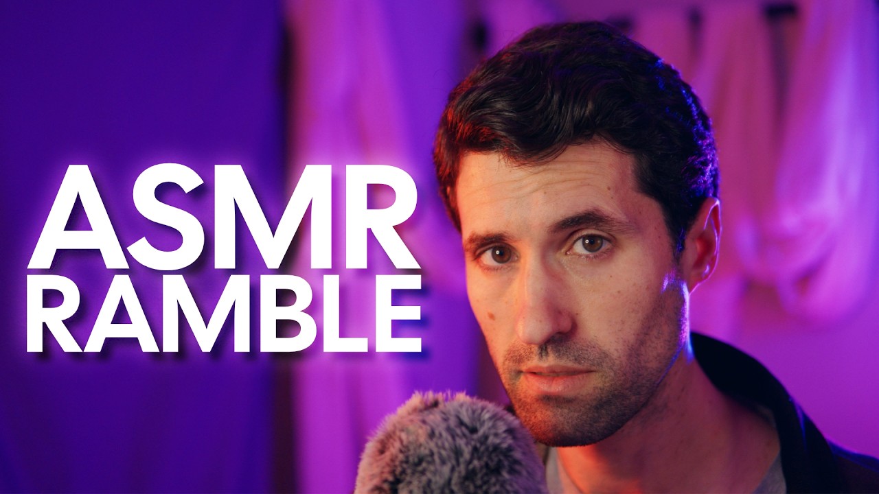 My First ASMR Ramble Video (whispers, crinkles, affirmations)