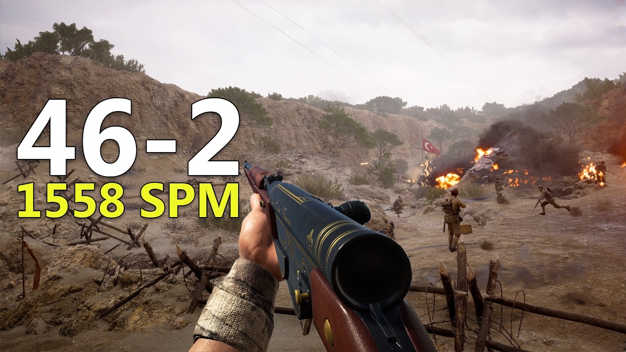 Battlefield 1 Gameplay: 46-2 | The Master Flank!