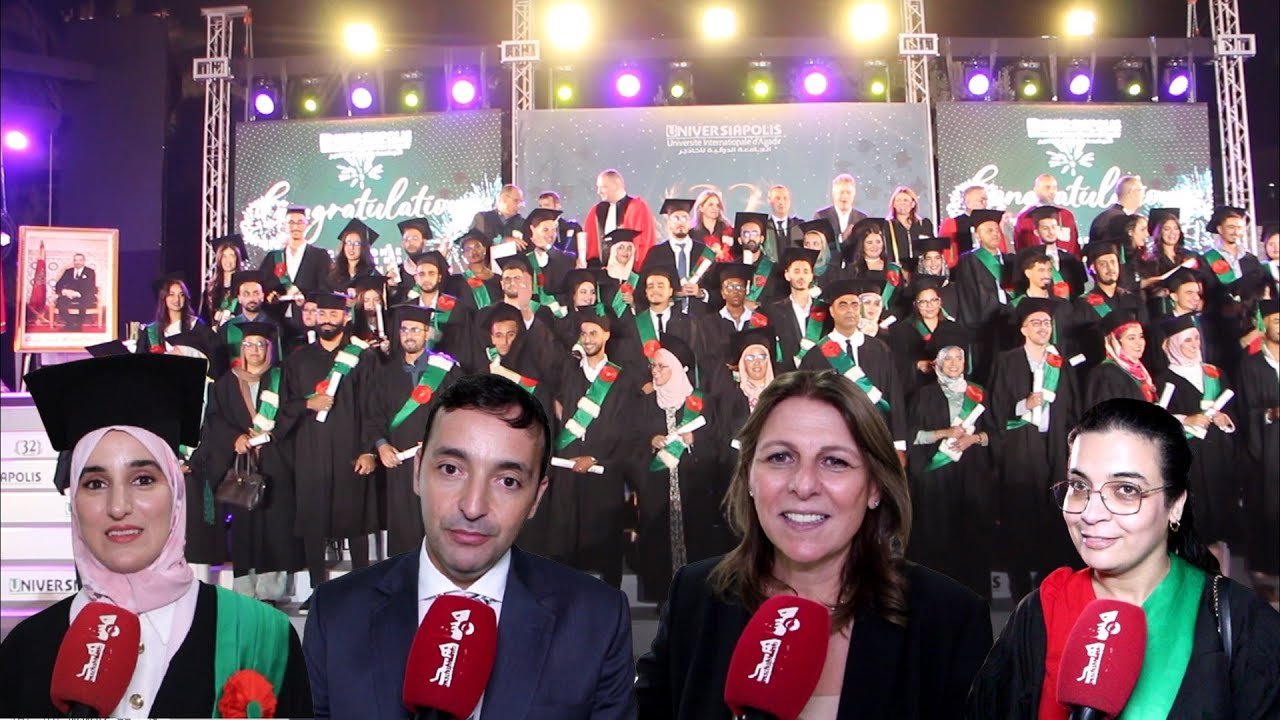 اكادير: الجامعة الدولية تحتفي بالخرجيين الجدد لسنة 2024/2023