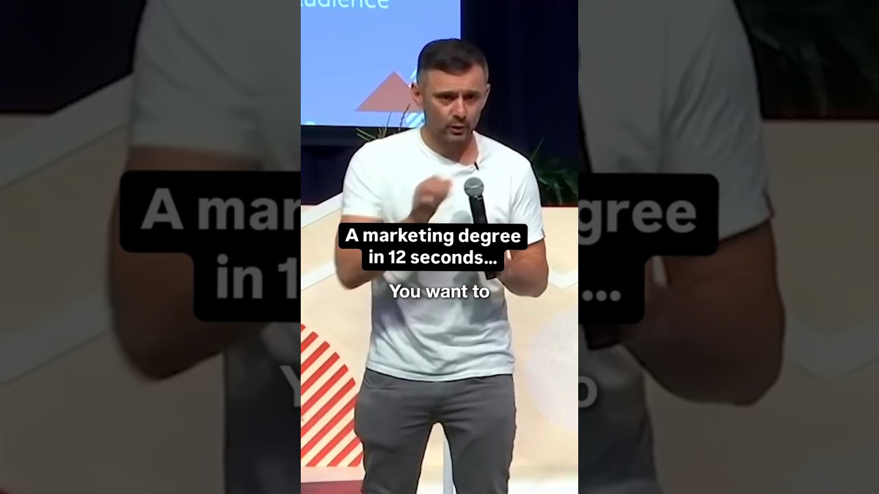 A marketing degree in 12 seconds