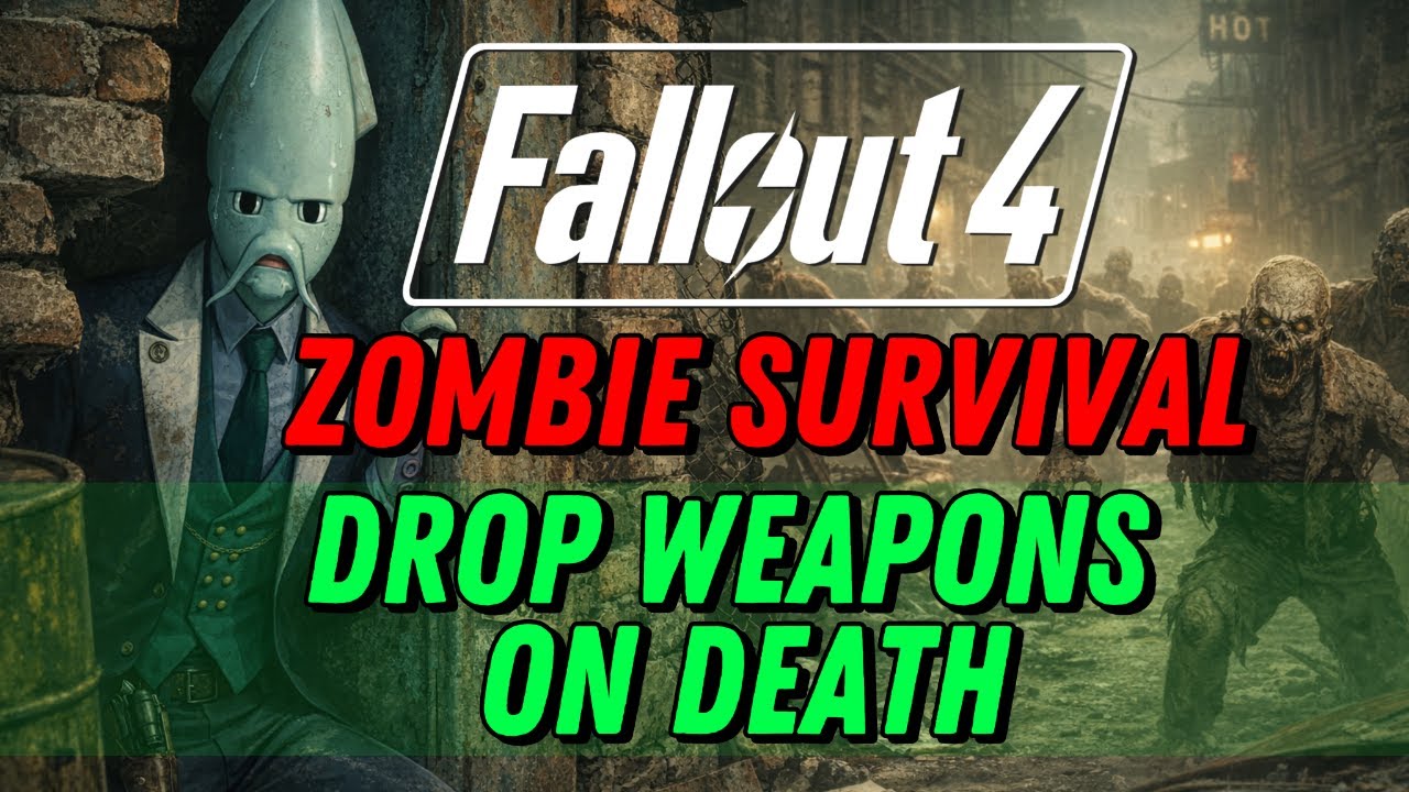 Fallout 4, But Death Takes My Weapons! (Zombie Survival)